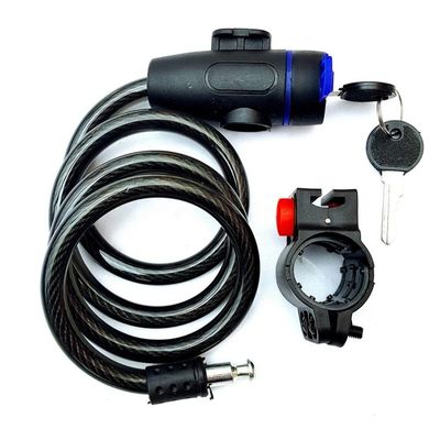ضد سرقت دوچرخه قفل امنیت سیم کشی فولاد ضد زنگ برای قلعه موتورسیکلت دوچرخه دوچرخه دوچرخه با 2 کلید