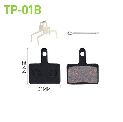 کیفیت  BB5 BB7 Bike Disc Brake Pads Semi-Metallic Material for Smooth and Braking 35x30.5mm کارخانه