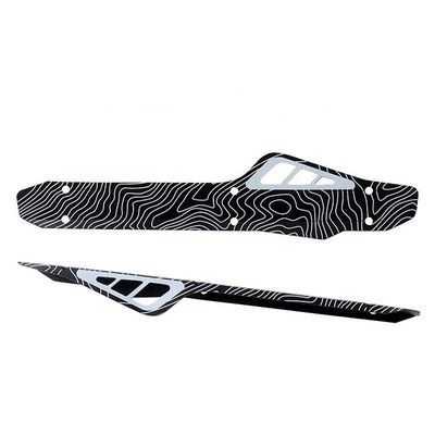 کیفیت  MTB Bicycle Frame Chain Guard Protector in Black 26x6.3x0.07cm for Cycling and Bikes کارخانه