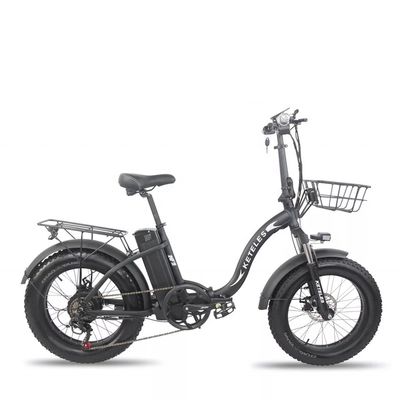 موتور 250W 15AH باتری لیتیوم دوچرخه برقی تاشو با یک لاستیک چاق 20x4.0 اینچی