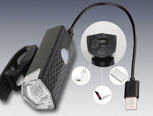 3 حالت چراغ های دوچرخه LED برای 1.5-4 ساعت تنظیم شده است