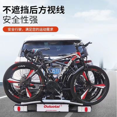 لوگو سفارشی Universal Folding Rear Bike Carrier Rack برای دوچرخه های جاده ای و کوهستانی
