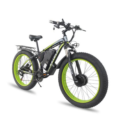 EU Warehouse Disc Brake 72V 2000W دو موتور عقب 23AH باتری لیتیوم 26 &quot;x4.0&quot; چاق تایر الکتریکی