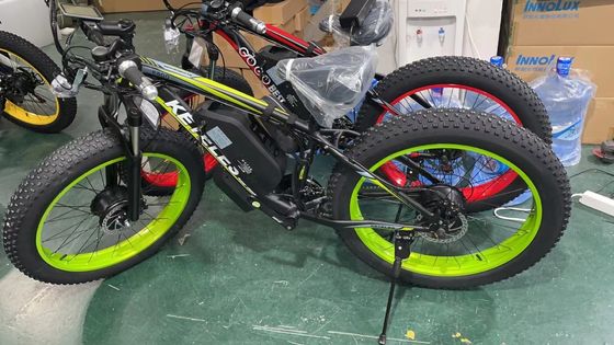 EU Warehouse Disc Brake 72V 2000W دو موتور عقب 23AH باتری لیتیوم 26 &quot;x4.0&quot; چاق تایر الکتریکی