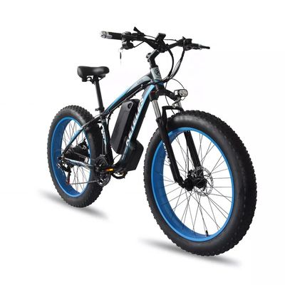1000W موتور 18AH باتری 26&quot; چاق تایر دوچرخه برقی دامنه در هر قدرت 31 60 کیلومتر