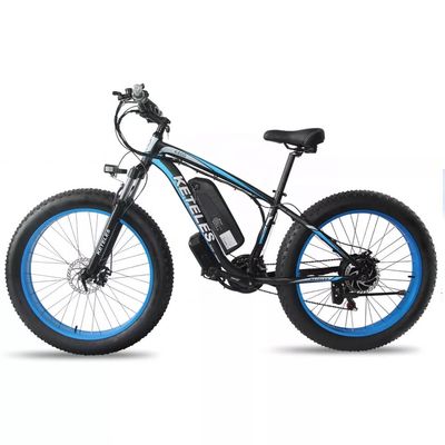 1000W موتور 18AH باتری 26&quot; چاق تایر دوچرخه برقی دامنه در هر قدرت 31 60 کیلومتر