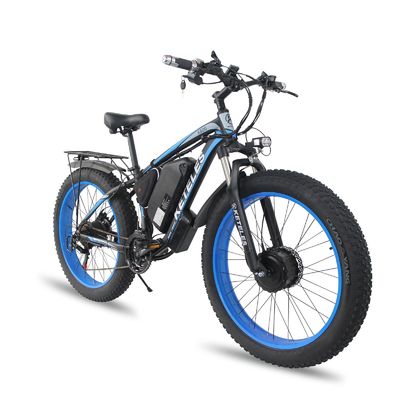 KETELES K800 دوچرخه چاق الکتریکی 1000W 17.5AH باتری 26x4.0 اینچ دو موتور دو چرخ