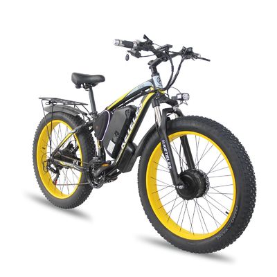 KETELES K800 دوچرخه چاق الکتریکی 1000W 17.5AH باتری 26x4.0 اینچ دو موتور دو چرخ