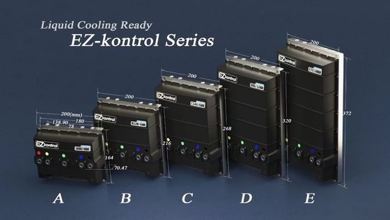 ماشین تراش برقی خنک کننده هوا مایع 3KW الکتریکی گلف ماشین موتور اسکوتر کیت سه چرخه سبک 48V 72V