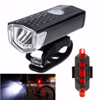 چراغ جلو چراغ عقب چراغ USB LED شارژ قابل دوچرخه دوچرخه چراغ مجموعه برای دوچرخه کوهستانی