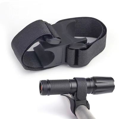 دوچرخه سیاه LED مشعل چرخش براکت چراغ قوه ایستاده برای 28-40mm چراغ دوچرخه