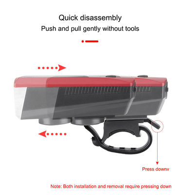 چراغ جلو آبی خورشیدی و شارژ USB 2000mAh برای دوچرخه سواری جاده ای
