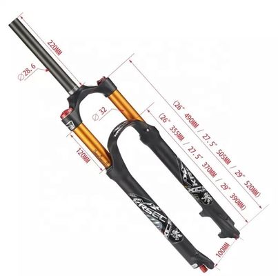 فورک های شاک هوا برای دوچرخه های BMX 26/27.5/29 اینچی در سال 2024