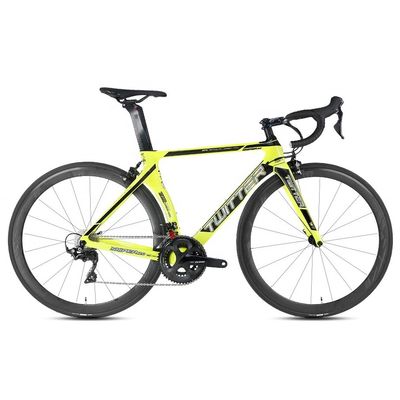 دوچرخه جاده ای 16 سرعت کربن R2000-700C دوچرخه مسابقه ای با فیبر کربن کامل با طول 1.7m