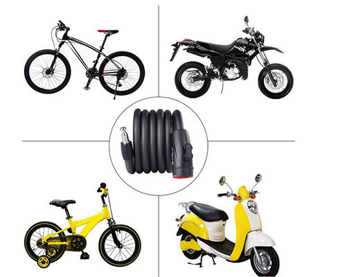 2022 ضد سرقت دوچرخه فولاد کابل قفل حفاظتی قابل حمل قفل حفاظتی برای دوچرخه های کوهستانی MTB