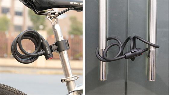 2022 ضد سرقت دوچرخه فولاد کابل قفل حفاظتی قابل حمل قفل حفاظتی برای دوچرخه های کوهستانی MTB