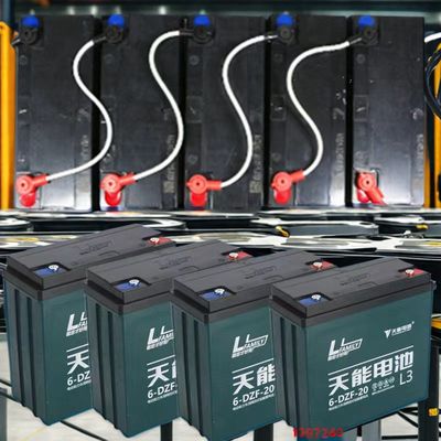 باتری 12V20.2Ah 6-DZF-20.2 بارگذاری خشک بسته شده GEL اسید سرب برای اسکیت بورد الکتریکی