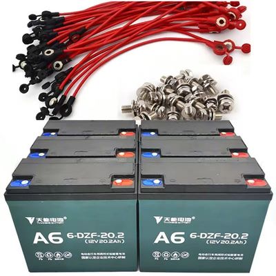باتری 12V20.2Ah 6-DZF-20.2 بارگذاری خشک بسته شده GEL اسید سرب برای اسکیت بورد الکتریکی