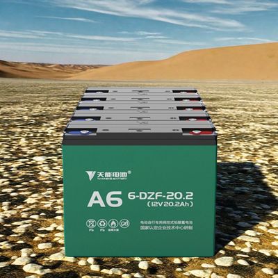 باتری 12V20.2Ah 6-DZF-20.2 بارگذاری خشک بسته شده GEL اسید سرب برای اسکیت بورد الکتریکی