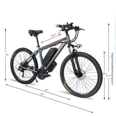 تجربه قدرت 26 اینچ حرفه ای K820 کوهستان E-Bike 48V 350W موتور هاب عقب