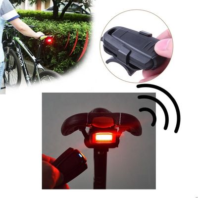 COB منبع نور روشن کنترل از راه دور بی سیم هشدار ضد سرقت دوچرخه با صدا 110dB