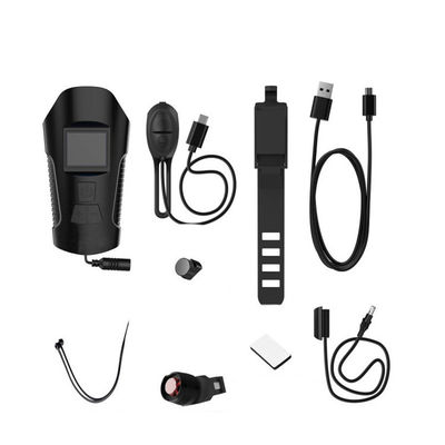 شارژ USB سیاه دوچرخه چراغ جلو چراغ فلش لوله دوچرخه سواری سر نور سرعت سنج صفحه LCD