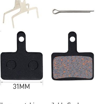 35x30.5mm پد ترمز فلزی قرمز برای رزین MTB دوچرخه کوهستانی پد ترمز دیسک روتور
