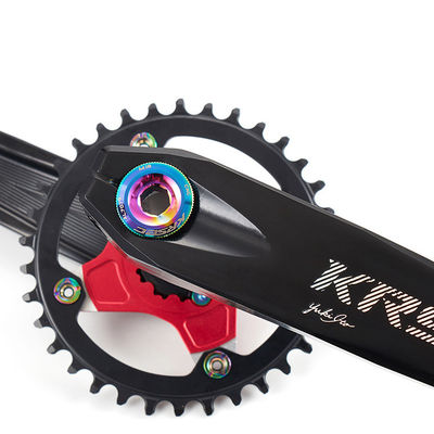 دسته CRANK 2021 قطعات رنگارنگ آلومینیوم دوچرخه M18/M20 MTB Crankset Cover Screw